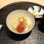 新ばし 星野 - じゃこ、梅干茶漬け