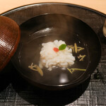 新ばし 星野 - 鱧とジュンサイのお椀