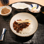 新ばし 星野 - 牛しぐれご飯