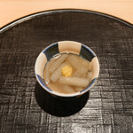 新ばし 星野 - ずいきの吉野煮