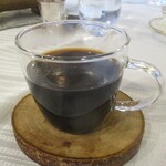 Une Fleur - ホーット珈琲：苦みの効いた濃い口のホットコーヒー。