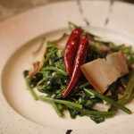 中国菜ジャッカル - 発酵豆腐と干し肉の青菜炒め