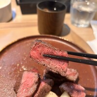 炭火焼肉 肉の匠 ひうち - 和牛"限定"赤身ステーキ
