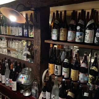 焼酎好きにはたまらない、お酒の種類の豊富さ・・・