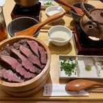 牛たん けやき - 2024.1.29（月）　撮影者：主人
      特選牛たん3種のひつまぶし御膳✖️2人分