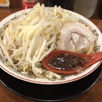 肉そば 千 - らーめん（スープ）