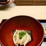 片折 - 岩牡蠣の昆布焼き