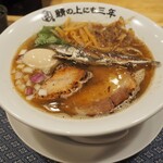 鯖の上にも三年 - 鯖そば 元味 ＋ 味付玉子