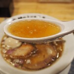 鯖の上にも三年 - 鯖そば 元味（スープ）