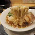 鯖の上にも三年 - 鯖そば 元味（麺）