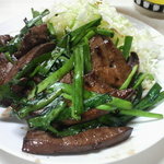 銀星食堂 - レバニラ炒め