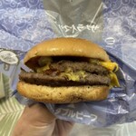 マクドナルド - 料理写真:パテとチーズが2段重ね