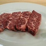 焼肉やっちゃん - 上ハラミ（醤油・山葵） ※ハーフサイズ