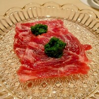 鮨 季らく - 青ネギと生姜の薬味