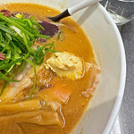 Japanese Soba Noodles 蔦 - 「ハンガリー産フォアグラの自家製パテ」と「自家製ブルーベリーソース」