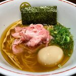 中華そば つぼみ - 煮干し中華そば + 煮玉子