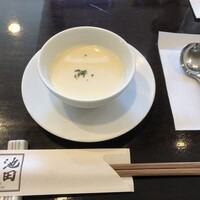ステーキ池田 - ジャガイモの冷製スープ