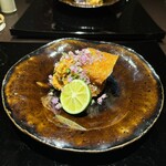 但 - パリっと揚げたクエ