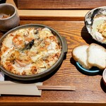 izakaya草 - 海老と野菜のグラタン