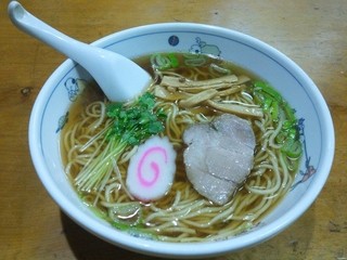 やぶ忠 - 叉焼・なると・メンマ・かいわれ大根（ ’14.03）