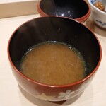 鮨 こう介 - しじみ、のどぐろ、カツオの味噌汁