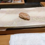 鮨裕 - 甘海老♪　長万部  纏わりつく口溶け