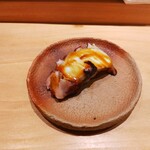 鮨裕 - 鮹(煮詰)♪柔らかくて旨々　2つ位余分に仕事してるはず