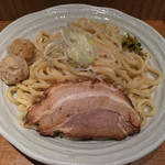 つけ麺 道 - カネジンの麺（2014年3月　西武池袋本店「お食事ちゅうぼう」）