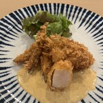 和海味処 ふう鈴 - フライ盛り合わせ　ウニソース