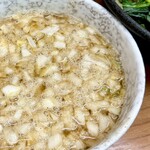 横浜らーめん 若武者 - 玉ねぎトッピング