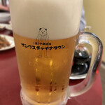 (楽)中華酒場 サンクスチャイナタウン - メガジョッキ1リットル！！