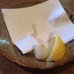 うぶすな - 2014/3/8　天ぷらの乗せるお皿！