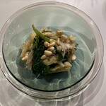 串焼き鈿 - 明日葉とえのきのお浸し