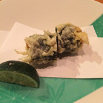 日本料理 たかむら - 雲丹の磯辺揚げ