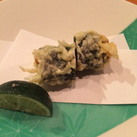 日本料理 たかむら - 雲丹の磯辺揚げ