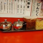 横浜家系ラーメン 大輝家 - 薬味類