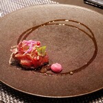 ラ・テラス イリゼ - カツオの炙りと酢飯