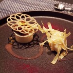 ラ・テラス イリゼ - グランデセール（いちじくとフロマージュブラン、わらのアイスクリーム）