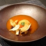 ラ・テラス イリゼ - 茄子のクリームコロッケとミネストローネ