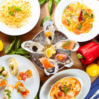 牡蠣を多彩に楽しめるメニューが豊富