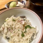 まとい 銀座 - 〆　伊佐幾新生姜