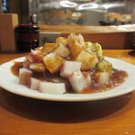 魚虎 - タコキューリぶつ(ドレッシング) 1100円