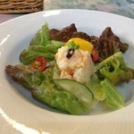 アルペンローゼ - ランチ　サラダ