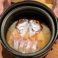のどぐろ専門 銀座中俣 極 - のどぐろ土鍋ご飯