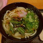 驛麺家 - 山菜うどん (税込)390円 (2024.06.26)