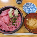 大和水産 - 【2024/6】大トロとネギトロ丼