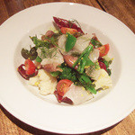 スパイスカフェ - 真鯛とほたるいか、キヌアのサラダ