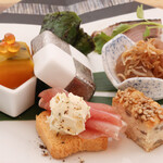 酒と肴 喜人 - 酒の肴盛り合わせ（内容は日替わりですので飽きのこないようにしてます）