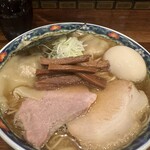 奈つやの中華そば - もちもち雲吞味玉中華そば1250円