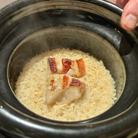 日本焼肉はせ川 別亭 銀座店 - 釣り金目鯛土鍋ご飯